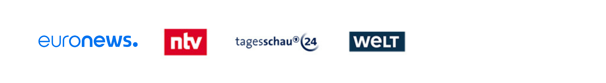 Nachrichten: Aufzählung der Senderlogos