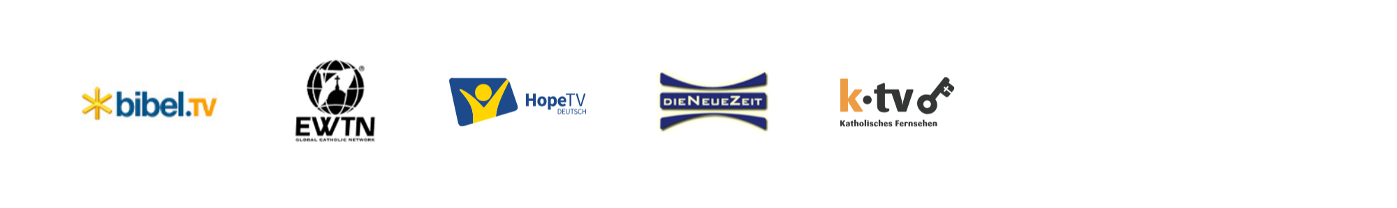 Religion: Aufzählung der Senderlogos