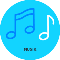 Icon "Musik" - 2 Musiknoten