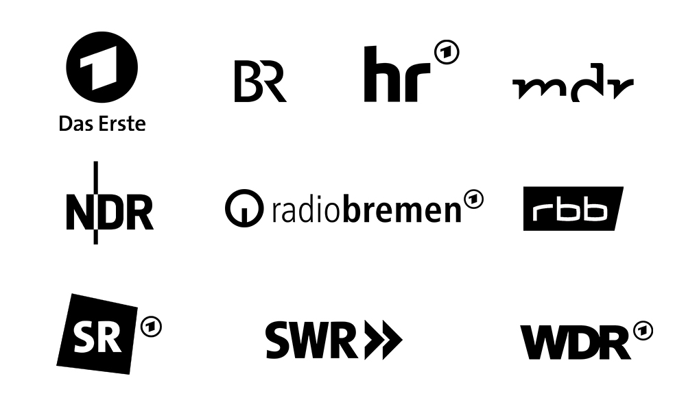 Logos der ARD-Programme.